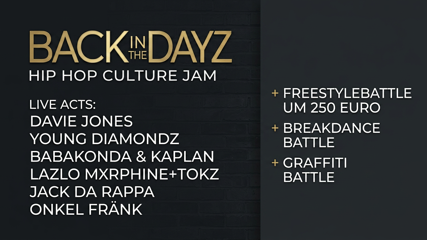 back in the dayz hip hop culture jam