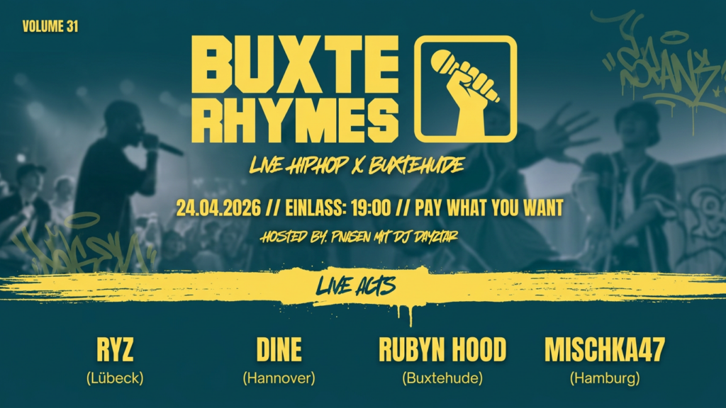 buxte rhymes 24 april 2026
