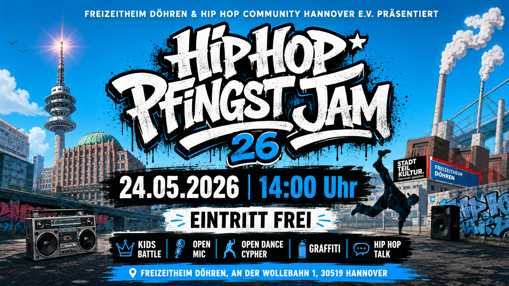 hannover hip hop pfingstjam 2026