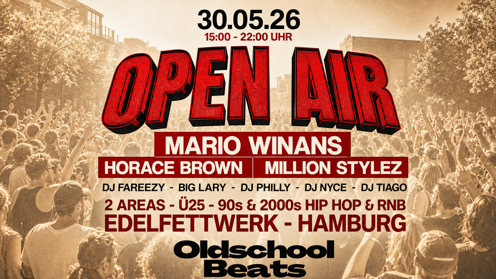 oldschool beats open air edelfettwerk hamburg